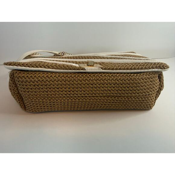 I.N.C Ajae Straw Overlay Shoulder Bag - Picture 2 of 5